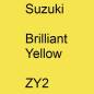 Preview: Suzuki, Brilliant Yellow, ZY2.